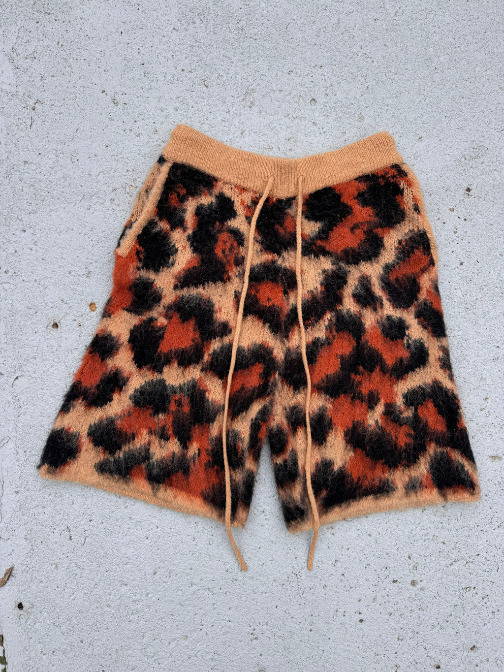 Women's Mohair Cheetah Shorts