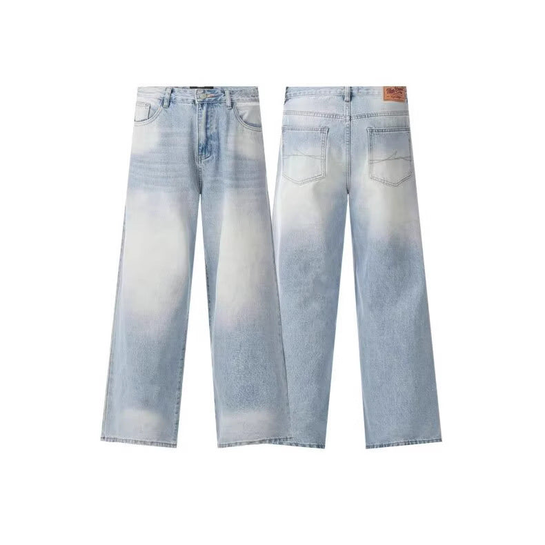 Women's American-style Distressed Washed-out Denim Jeans