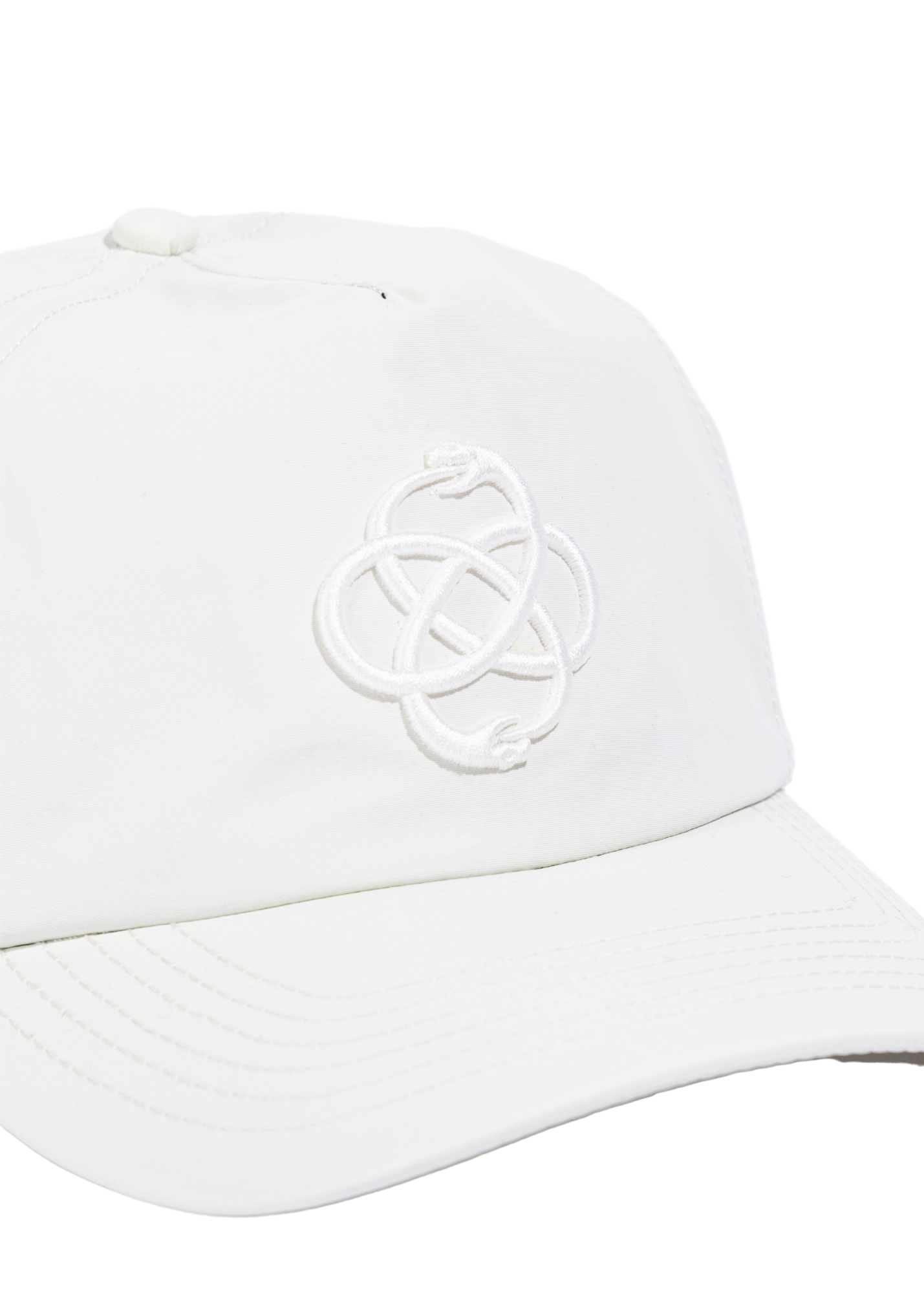 (Hats) Logo Aqualite Velcro Cap (White)