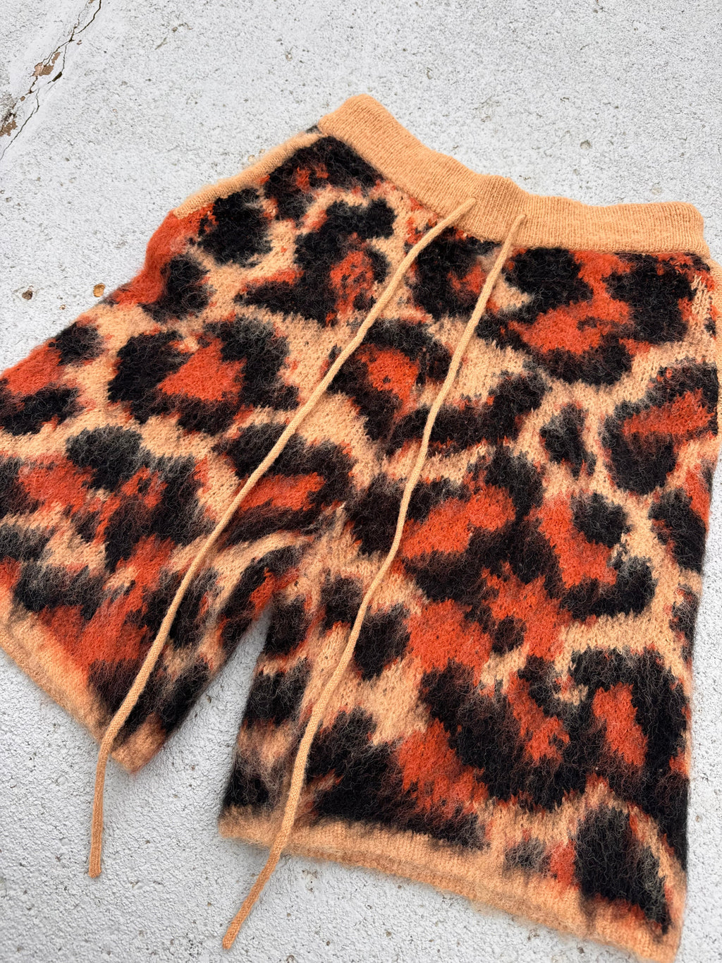 Women's Mohair Cheetah Shorts